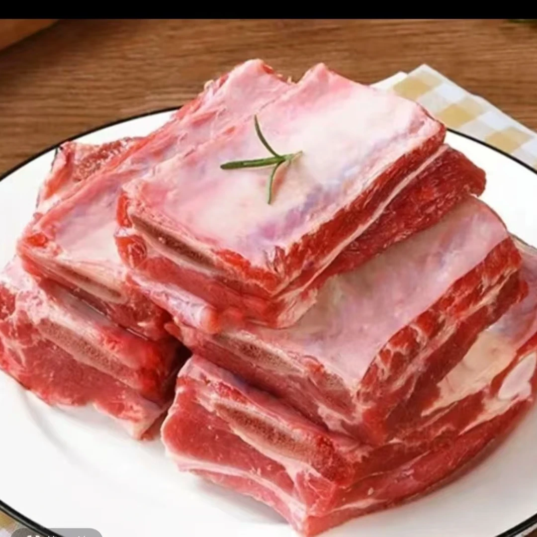 M【次日达】拍三斤送两斤到手带骨牛排骨5斤切块速冻发货顺丰包邮