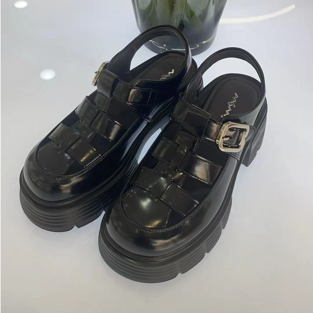 z191-262玛莎玛索时尚包头罗马凉鞋