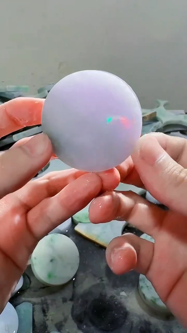 裸石翡翠缅甸翡翠A货文147