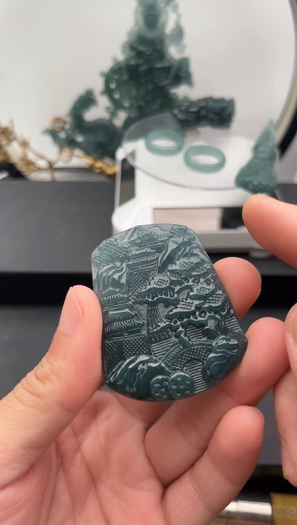 颈饰未镶嵌翡翠11