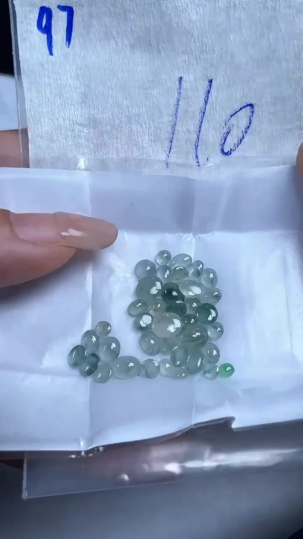 翡翠裸石未镶嵌天然缅甸翡翠A货97