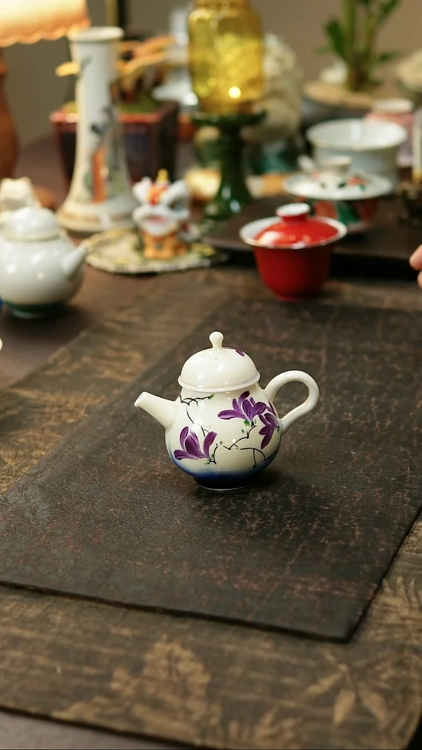 景德镇陶瓷杯碗柴烧多人