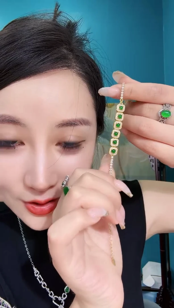 未镶嵌手链翡翠手链