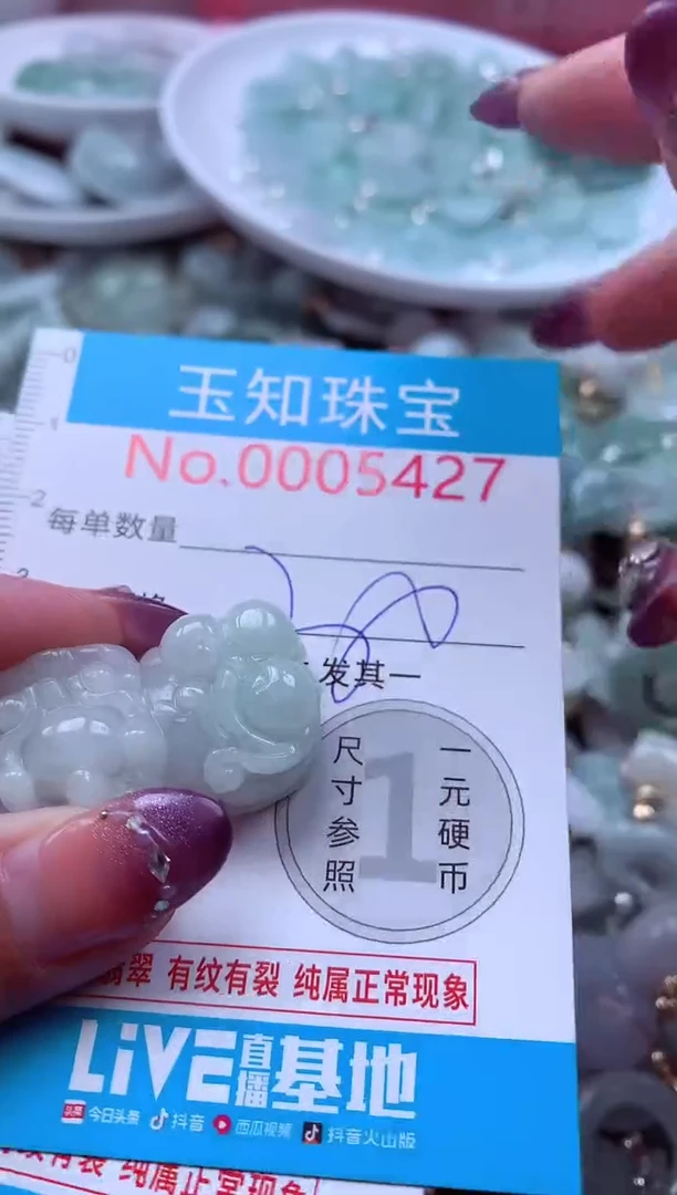 翡翠未镶嵌吊坠(不含链)5427