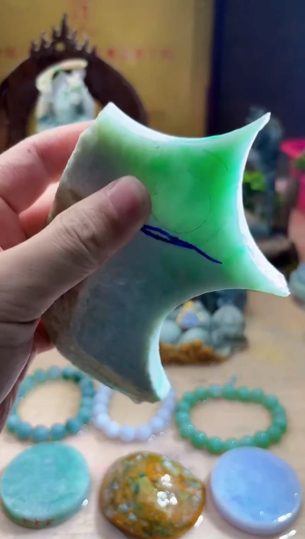 未镶嵌挂件翡翠A货张麦5353