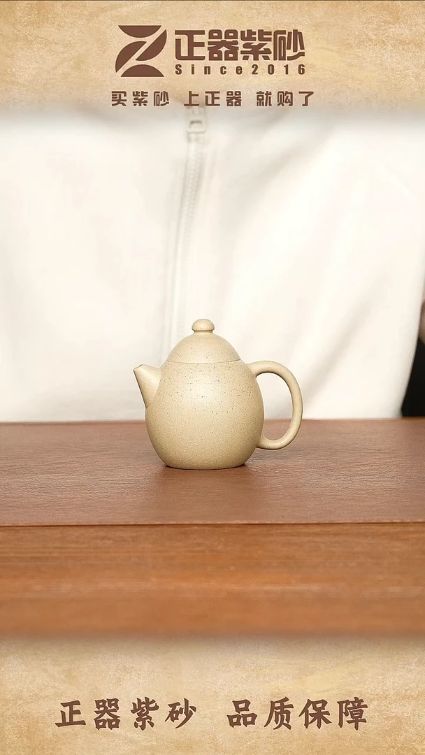 茶壶紫砂徐俊 龙蛋 本山绿160cc   2