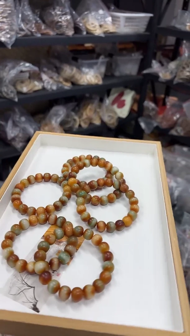 手串菩提根/象牙果14干磨（607）