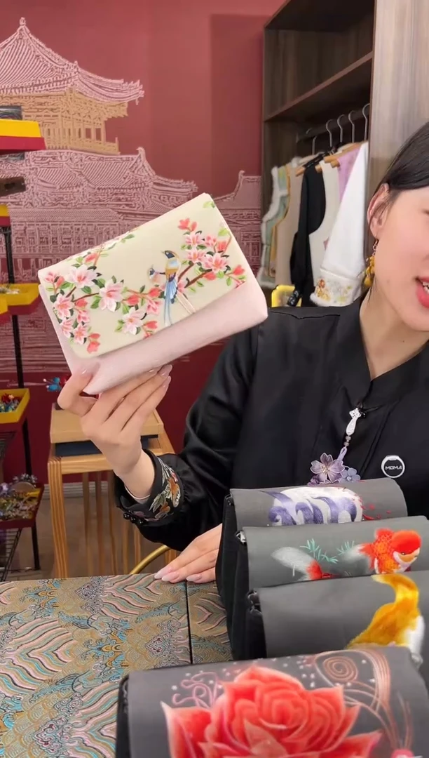 【闪购商品】刺绣苏绣手工刺绣包包