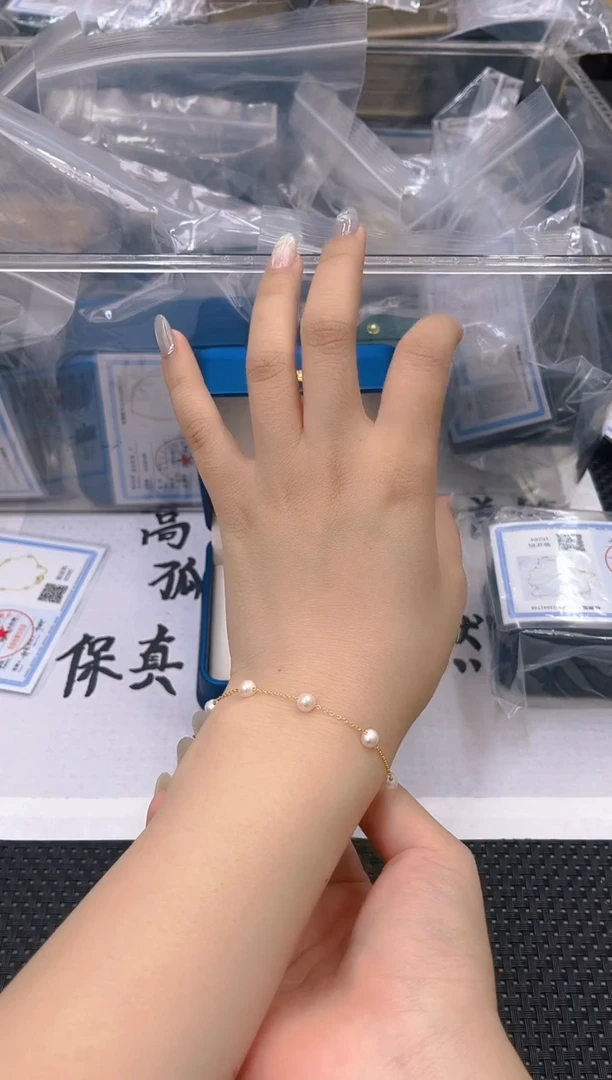 未镶嵌淡水珍珠耳饰sl4056
