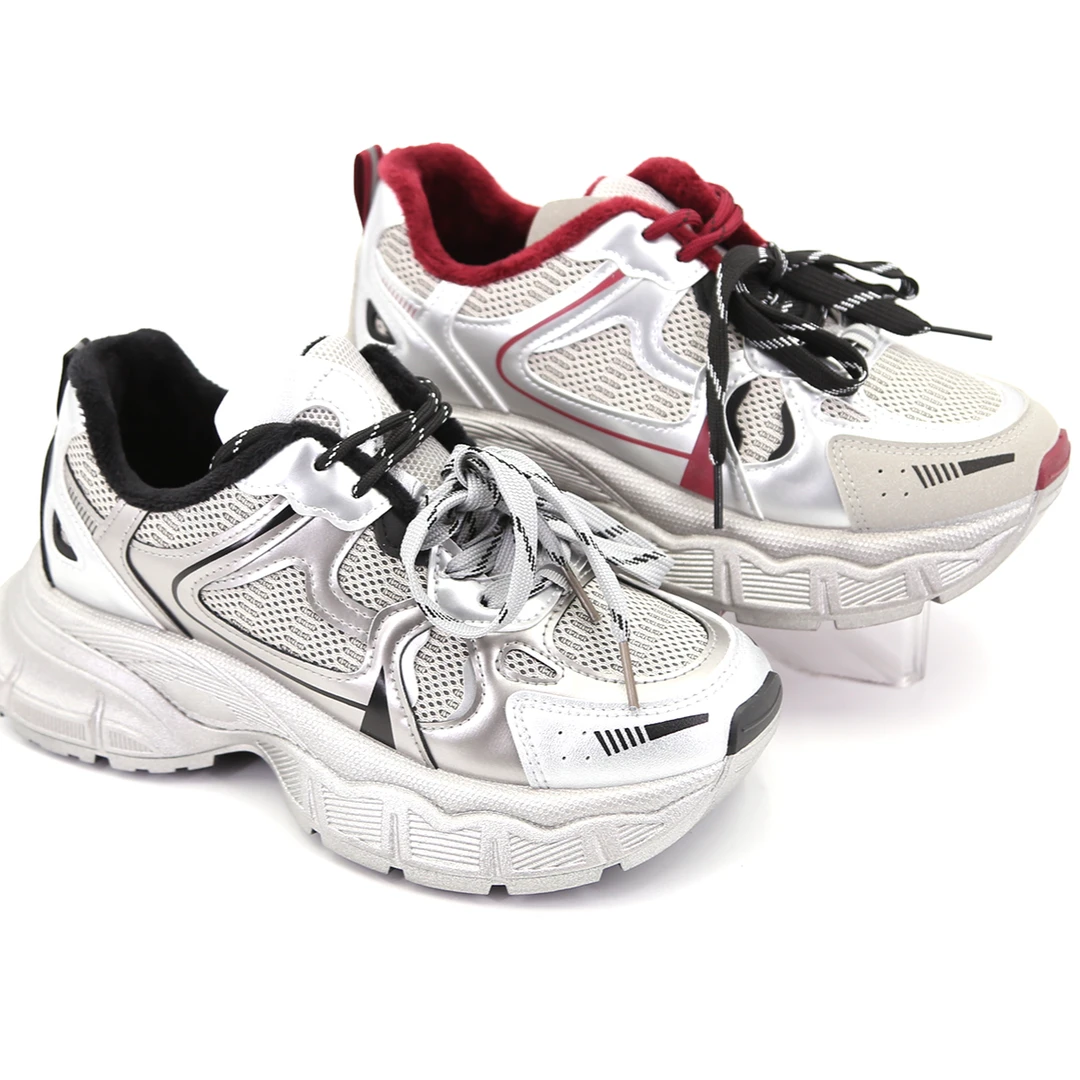 丝柏兰百搭时尚休闲运动薄绒女鞋446347571