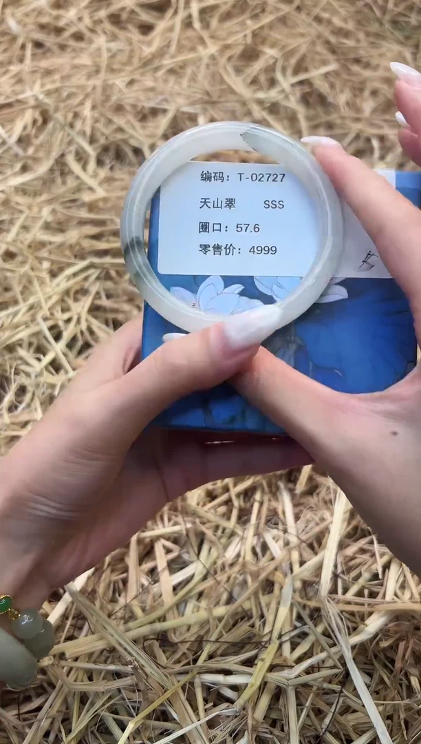 未镶嵌手镯石英质玉T02727-57.6
