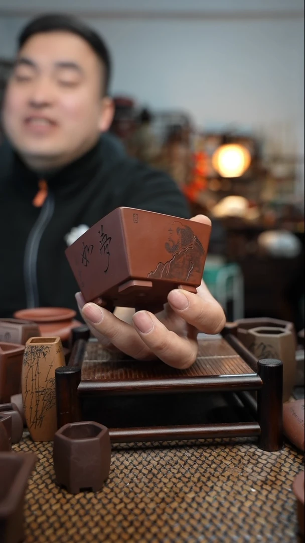 【闪购商品】紫砂花盆長木軒精品紫砂