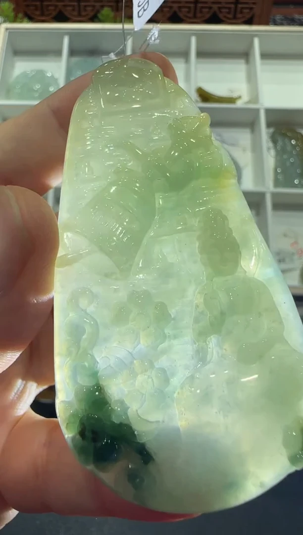 未镶嵌挂件翡翠A货翡翠多样性孤品