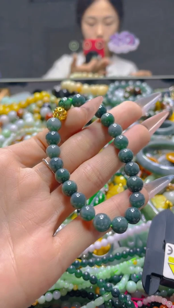 颈饰未镶嵌翡翠7MM