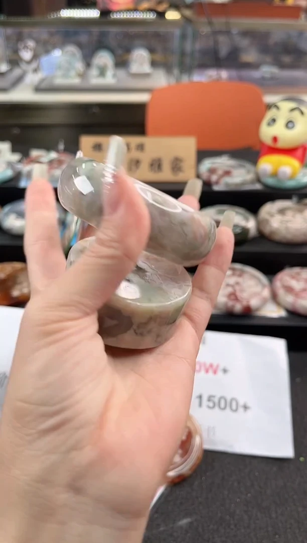 未镶嵌手镯石英质玉尘*丷圈口（赠品镯心）