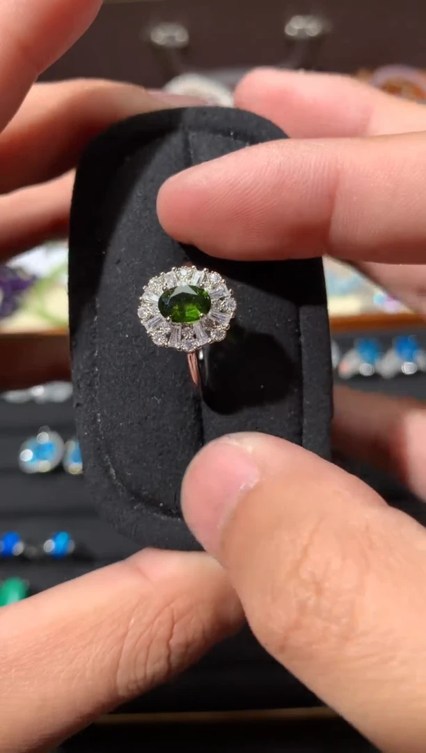 未镶嵌透辉石戒指Y111【多样性发其一】