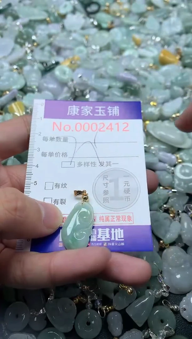 颈饰未镶嵌翡翠2412