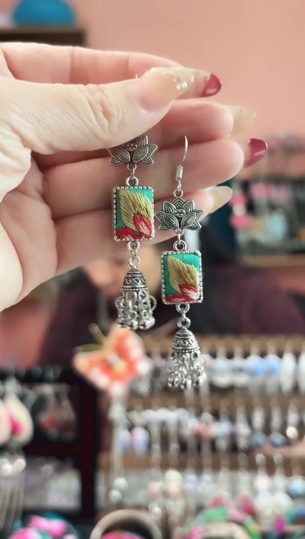 织绣艺枝独绣手工饰品138