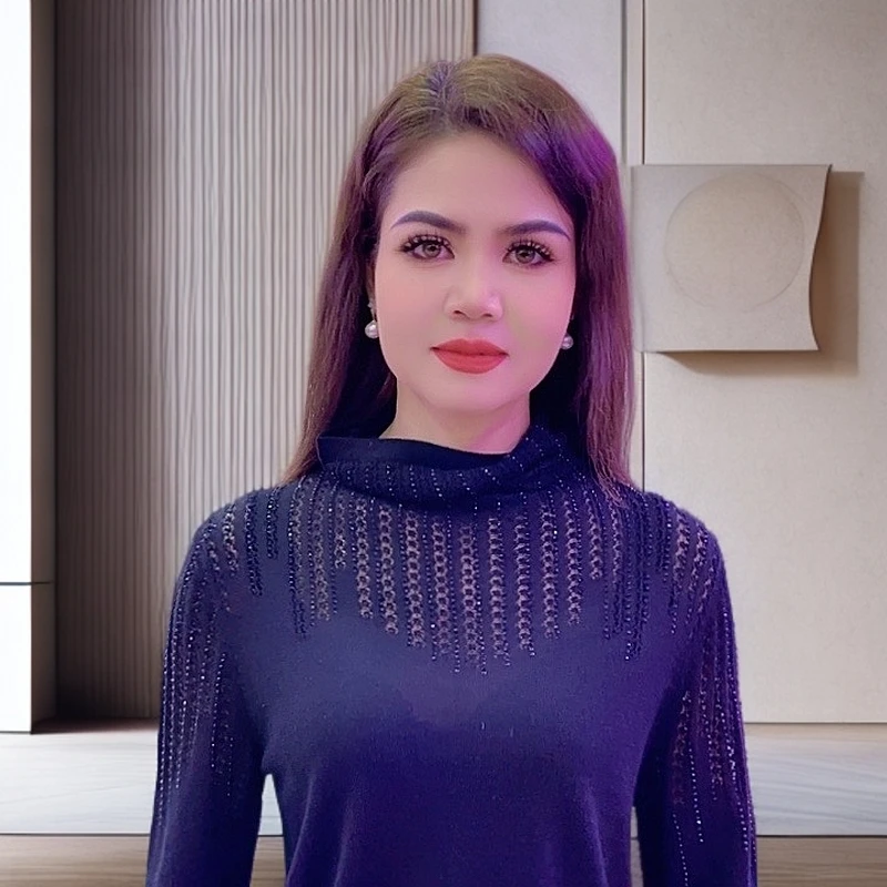 蕾丝打底衫女薄款网纱针织衫半高领内搭春秋款毛衣打底衣羊毛衫