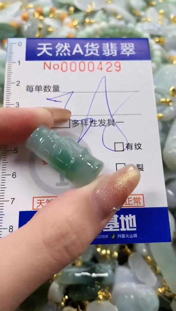 颈饰未镶嵌翡翠天然A货翡翠