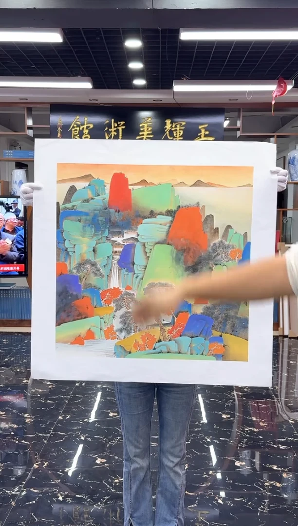 国画国画绘画山水花鸟