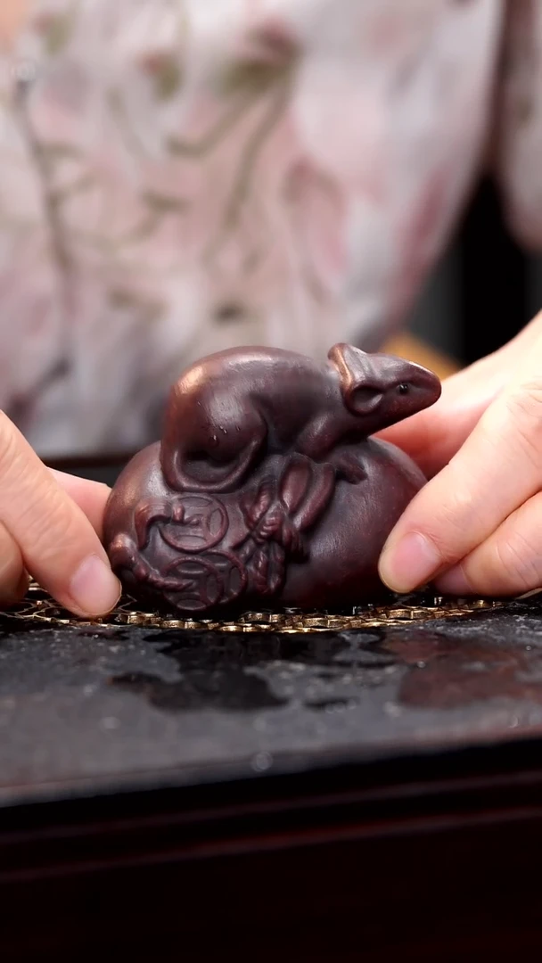 茶杯紫砂宜兴紫砂精品茶宠2