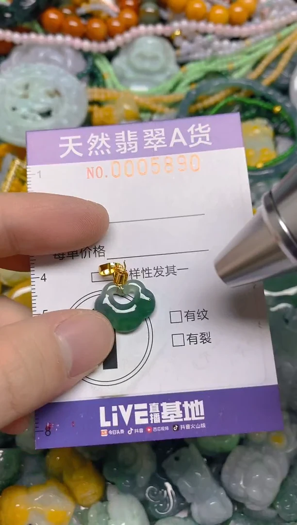 颈饰未镶嵌翡翠0005890