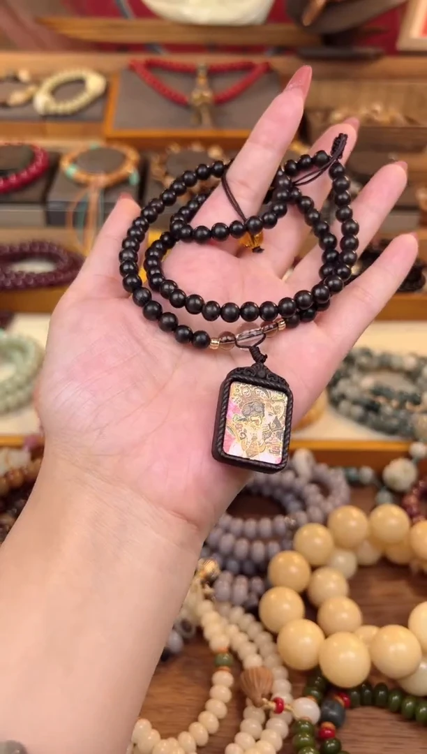 【闪购商品】破布木（黑柿木）手串/手链扎基毛衣链