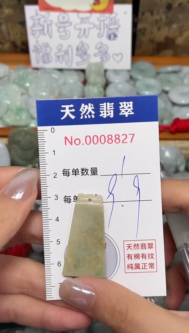 吊坠(不含链)未镶嵌翡翠8827