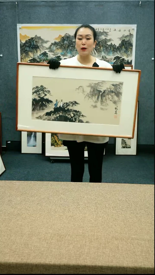 【闪购商品】国画97/唐鹏高92*52带框
