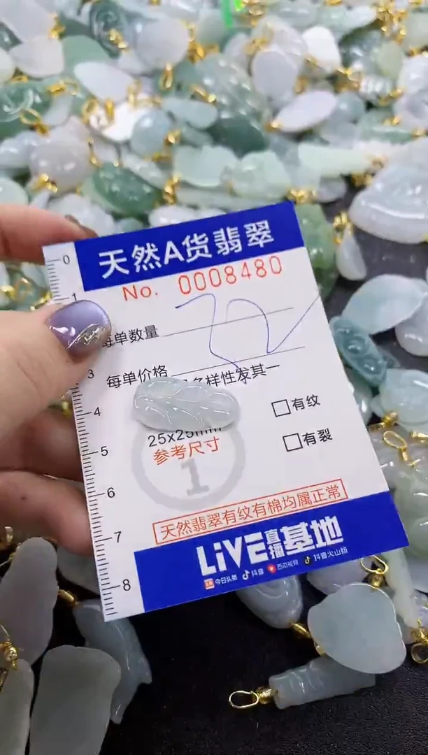 颈饰未镶嵌翡翠天然A货翡翠