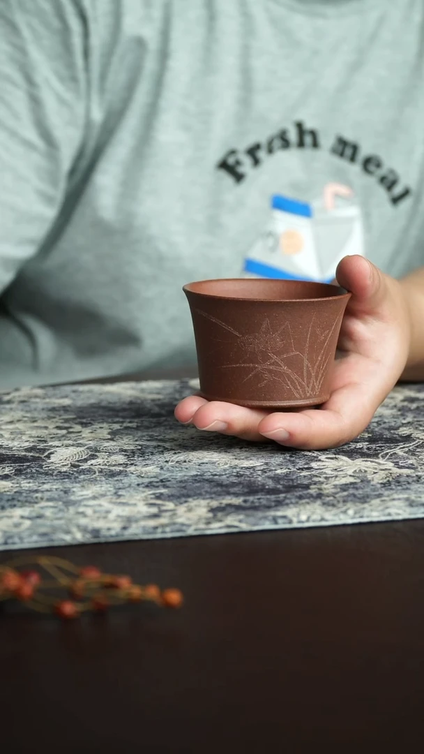 茶杯紫砂11号宜兴紫砂主人杯