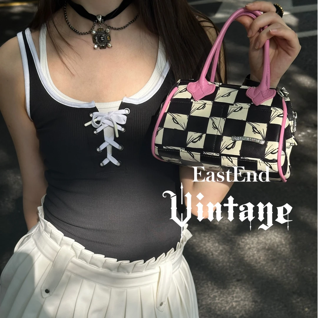 95新 Chrome Hearts/克罗心 東区-棋盘格包包/49019
