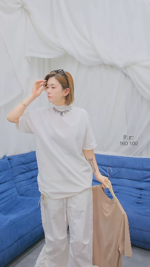 棉pb上衣短袖S只有一件