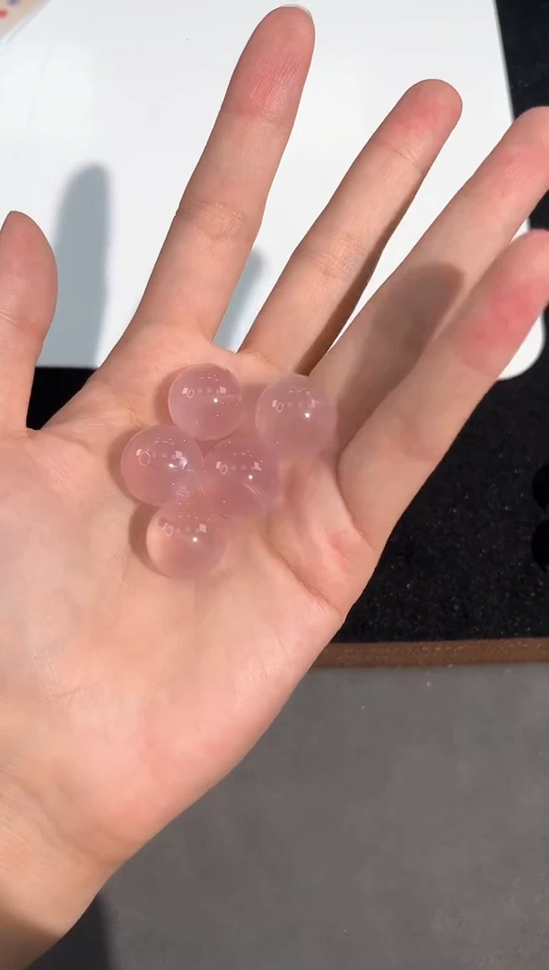 水晶手链未镶嵌80号星光粉水单颗配件16mm