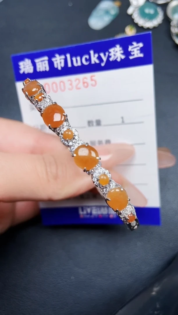 【闪购商品】翡翠颈饰银S925镶嵌3265