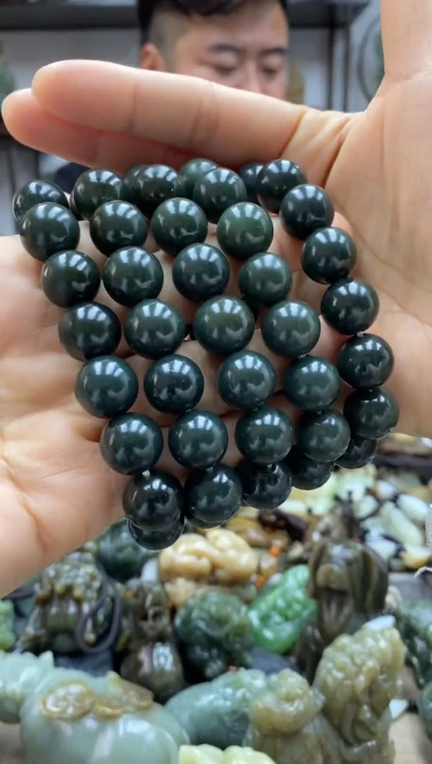 【闪购商品】和田玉手串未镶嵌14拍一发一，多样性发货