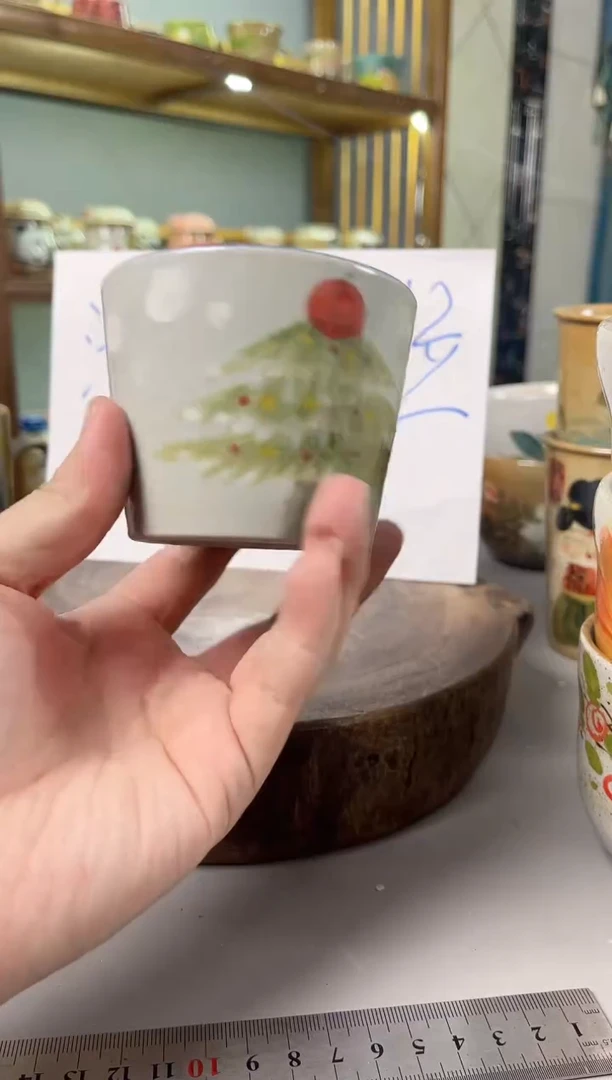 【闪购商品】瓷片手绘高温釉下彩陶瓷