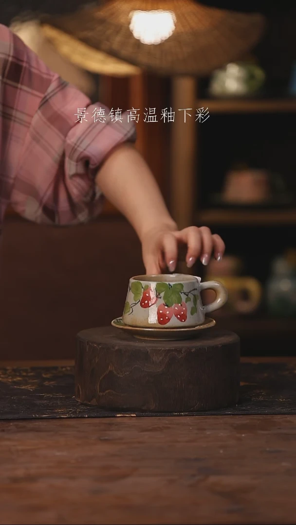 陶瓷景德镇高温釉下手绘陶瓷160