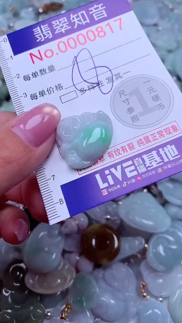 吊坠(不含链)未镶嵌翡翠817