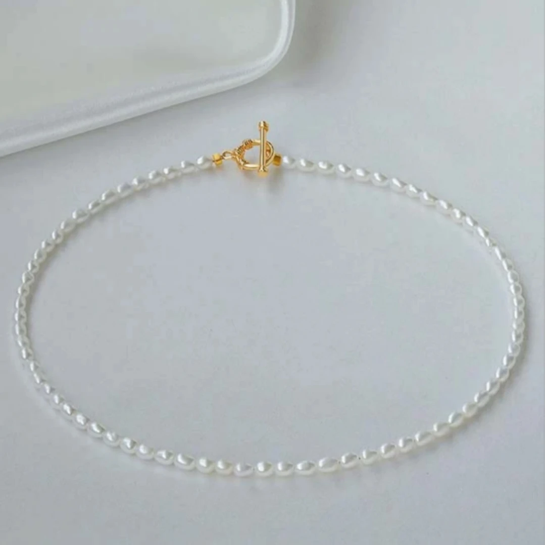 淡水珍珠项链  时尚OT扣86064605