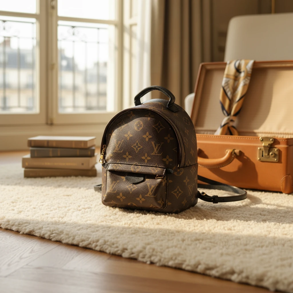 95新 LouisVuitton/路易威登 老花迷你双肩 1782 4695