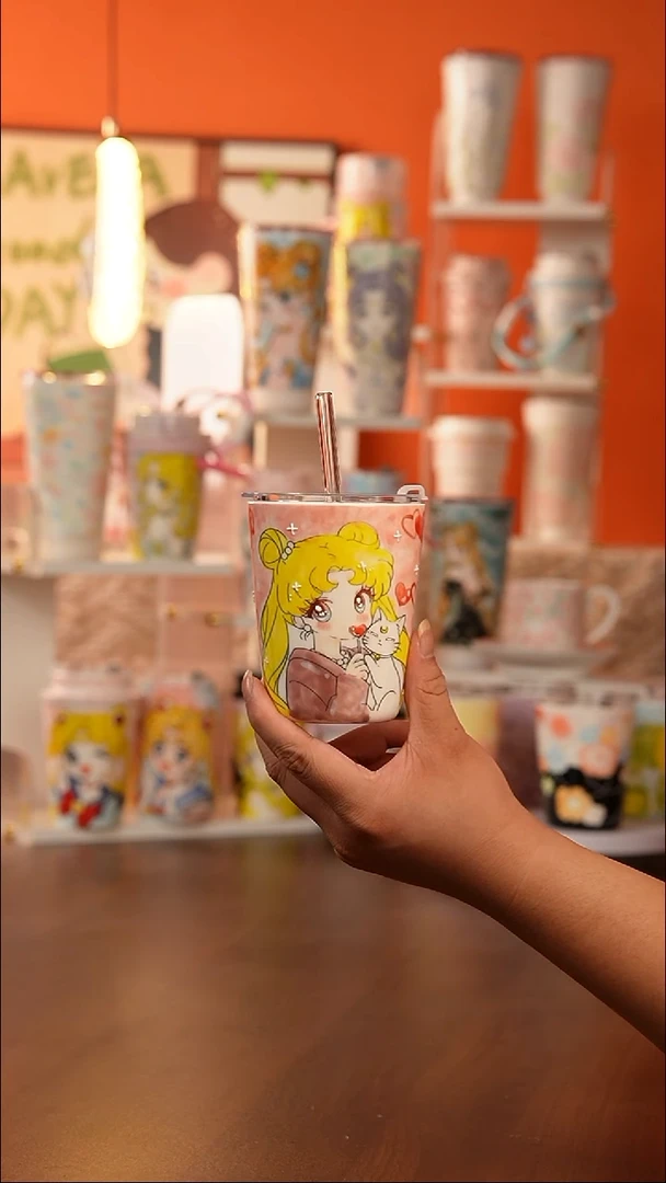 景德镇手工手绘文创陶瓷杯