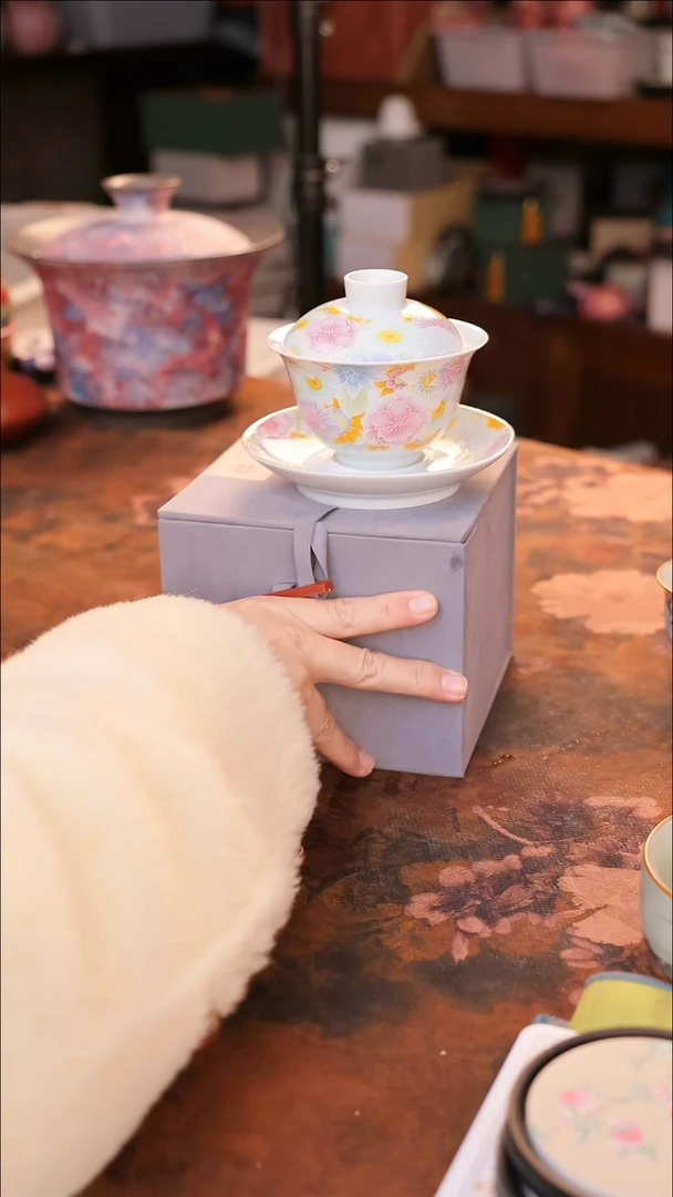 【闪购商品】陶瓷茶具（无礼盒无茶盘）@@A14