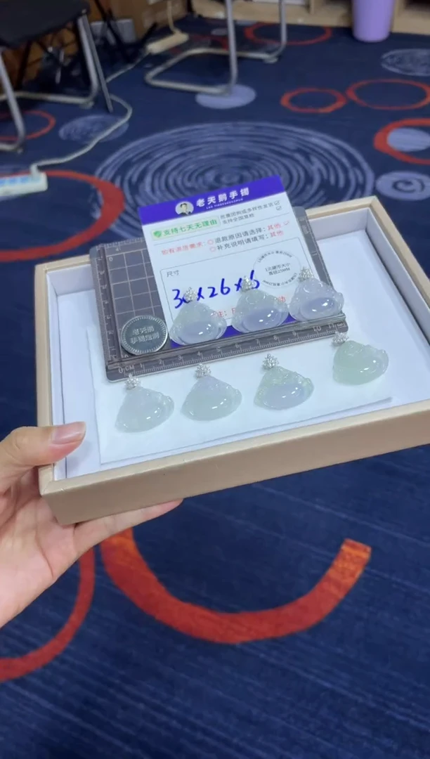 颈饰18K金镶嵌翡翠高货佛公配链17/多样性发其一CP