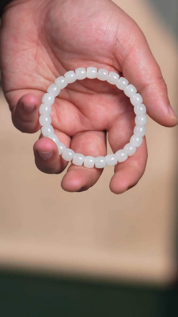 未镶嵌手链和田玉8mm于田