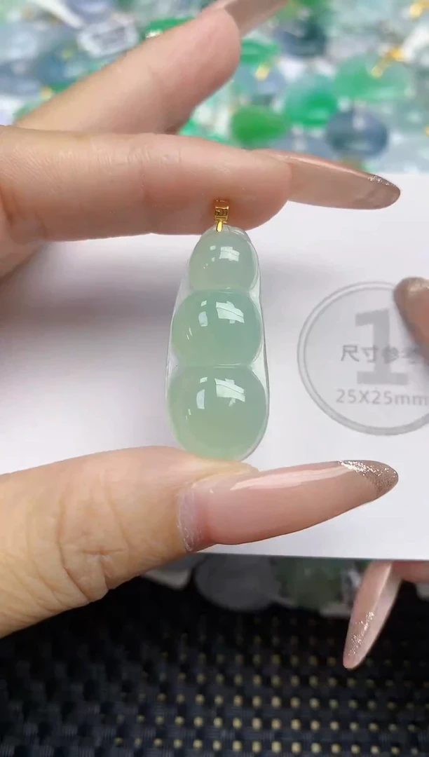 颈饰未镶嵌翡翠天然缅甸A货翡翠百元以上9元证书费自理