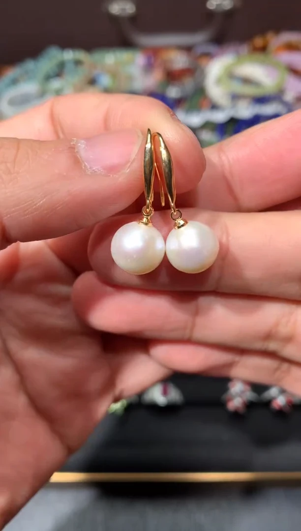 未镶嵌耳饰淡水珍珠K30【多样性发其一】