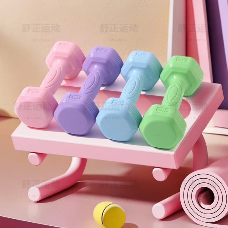 女士家用哑铃健身健身器材运动器材瘦手臂室内小哑铃力量训练