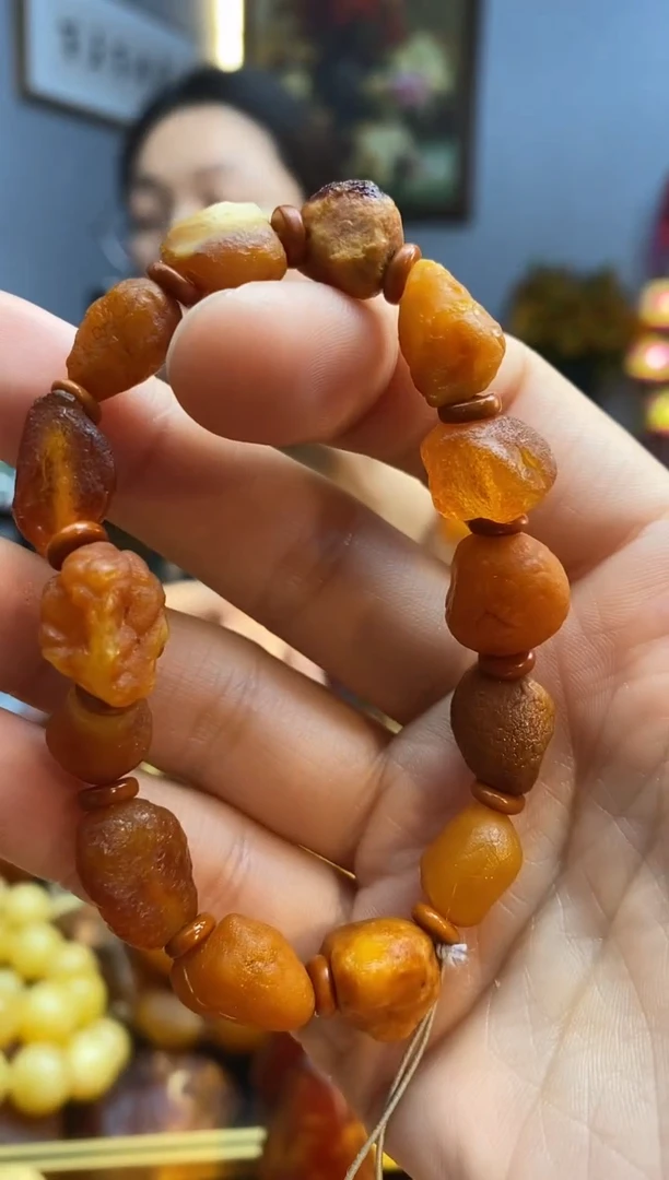 未镶嵌琥珀手串手串